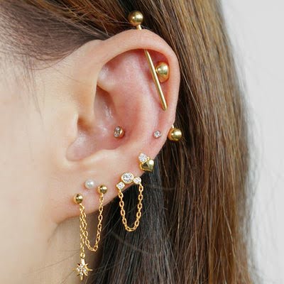 Multiple Ear Piercings